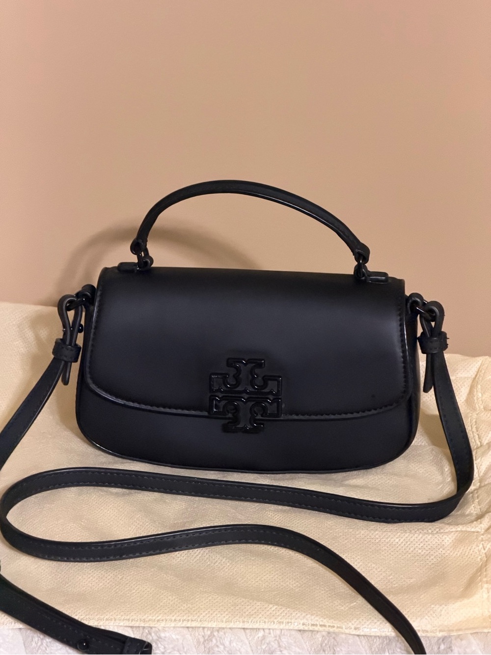 TORY BURCH BRITTEN MATTE MINI TOP HANDLE CROSSBODY BAG